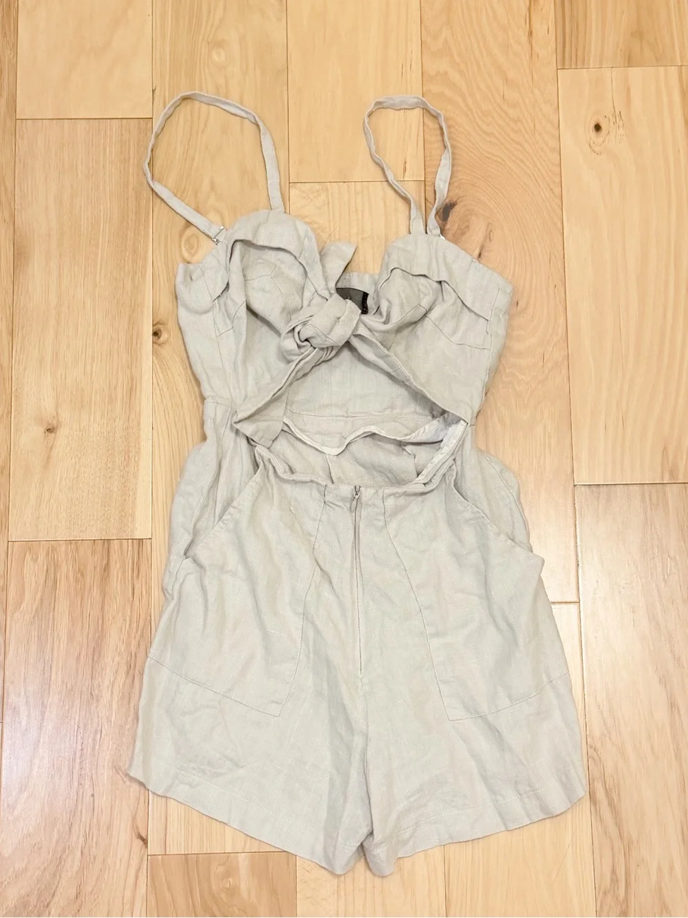 Reformation Women’s Linen Cotton Romper